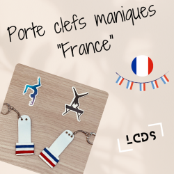 Porte clef manique "France"