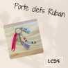 Porte clefs ruban "GYM"