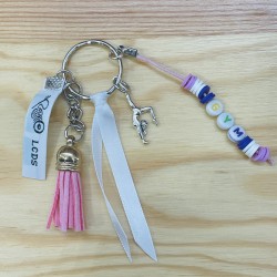 Porte clefs ruban "GYM"