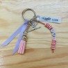 Porte clefs ruban "SOL"