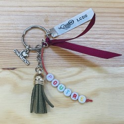 Porte clefs ruban "POUTRE"