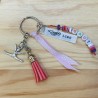 Porte clefs ruban "SAUT"