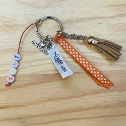 Porte clefs ruban "SAUT"